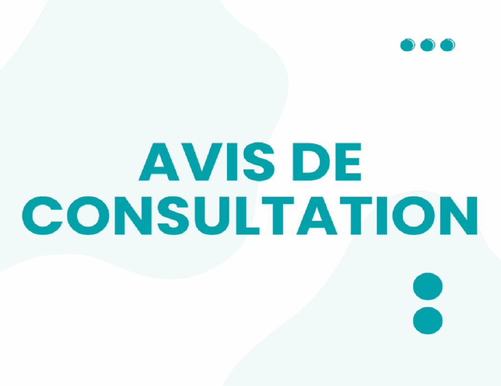 Avis de consultation n°09